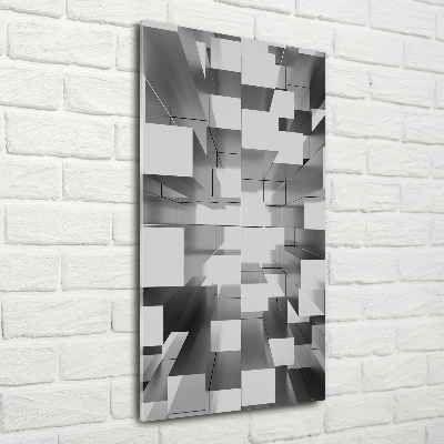 Quadro di vetro verticale Sfondo astratto