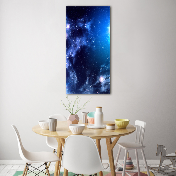 Quadro in vetro verticale Nebulosa