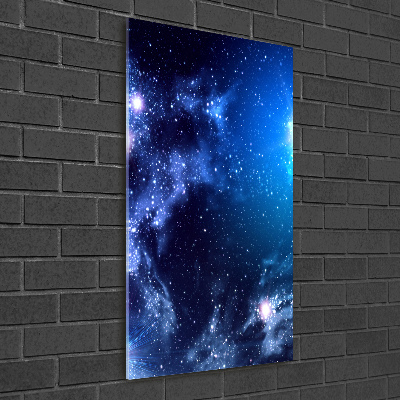 Quadro in vetro verticale Nebulosa