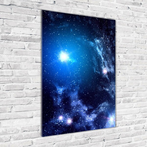 Quadro in vetro verticale Nebulosa