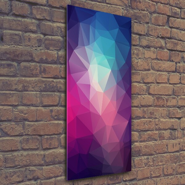 Quadro in vetro verticale Sfondo astratto