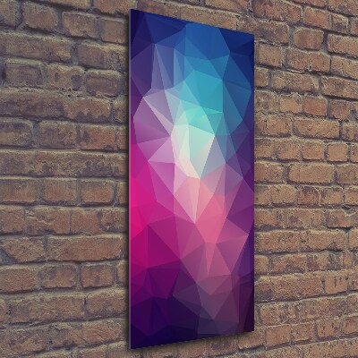 Quadro in vetro verticale Sfondo astratto