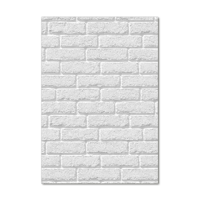 Quadro di vetro verticale Muro di mattoni