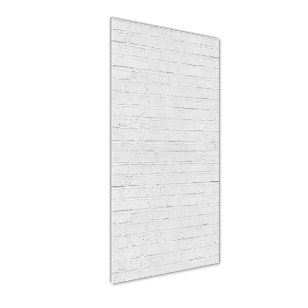 Quadro vetro verticale Muro di mattoni