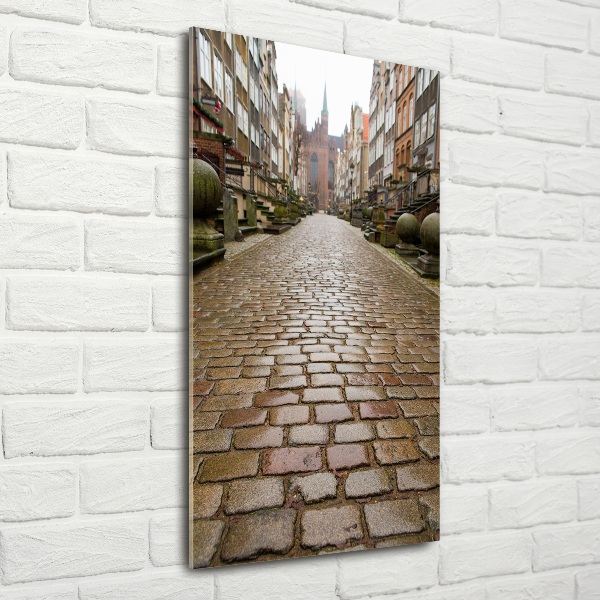 Quadro in vetro verticale Danzica, Polonia