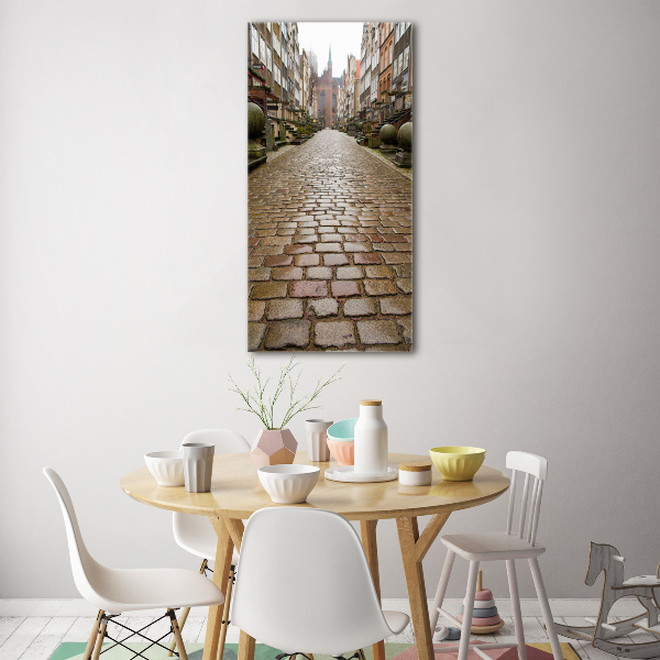 Quadro in vetro verticale Danzica, Polonia