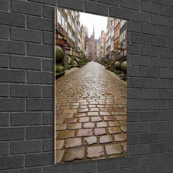 Quadro in vetro verticale Danzica, Polonia
