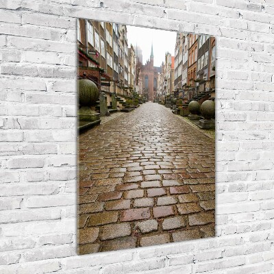 Quadro in vetro verticale Danzica, Polonia