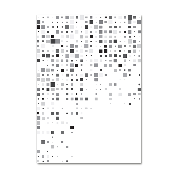 Quadro di vetro verticale Quadrati di astrazione