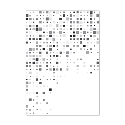 Quadro di vetro verticale Quadrati di astrazione