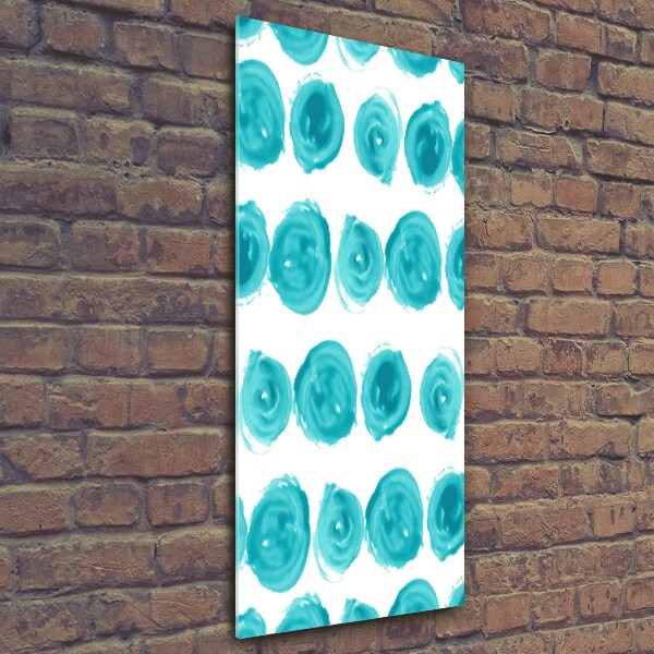 Quadro stampa su vetro verticale Punti