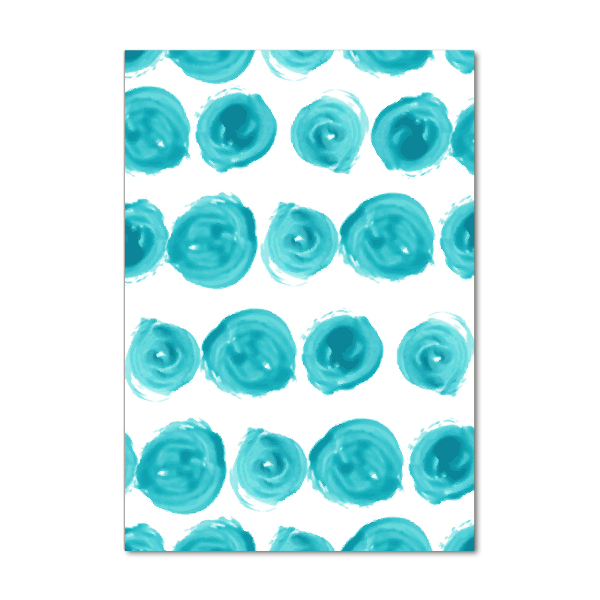 Quadro stampa su vetro verticale Punti