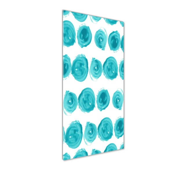 Quadro stampa su vetro verticale Punti