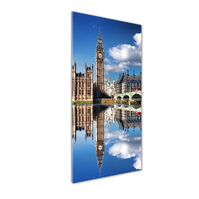 Quadro vetro verticale Big Ben di Londra