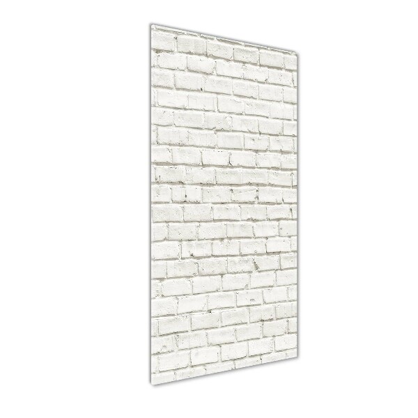 Quadro vetro verticale Muro di mattoni