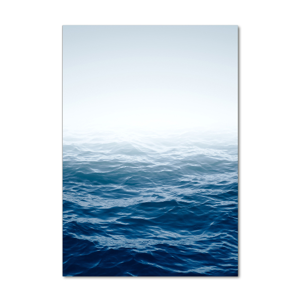Quadro di vetro verticale Onde del mare