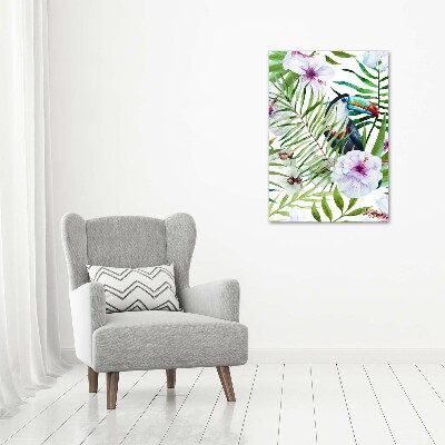 Quadro vetro verticale Modello hawaiano