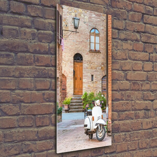 Quadro vetro verticale Strade italiane