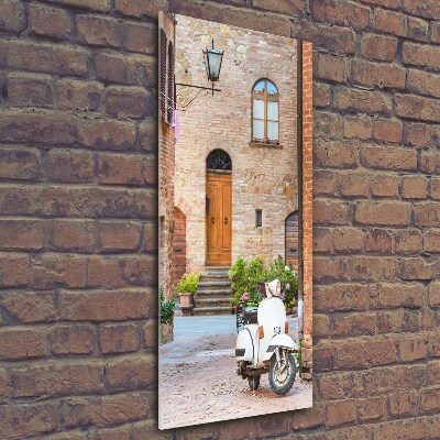 Quadro vetro verticale Strade italiane
