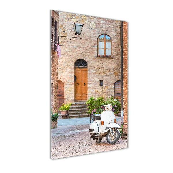 Quadro vetro verticale Strade italiane