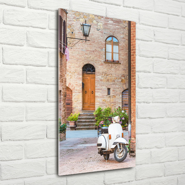 Quadro vetro verticale Strade italiane