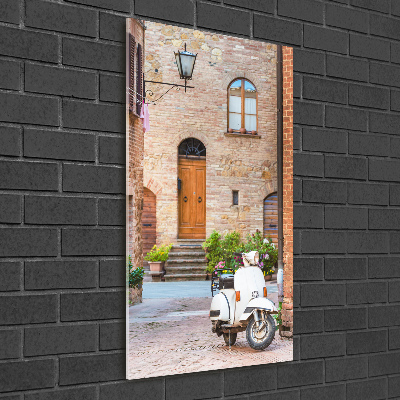 Quadro vetro verticale Strade italiane