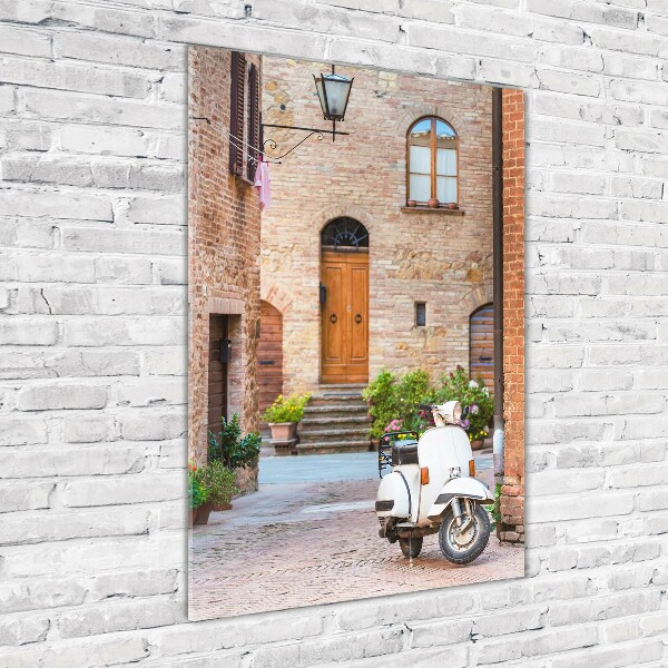 Quadro vetro verticale Strade italiane