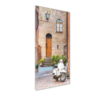 Quadro vetro verticale Strade italiane