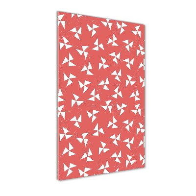 Quadro in vetro verticale Sfondo geometrico