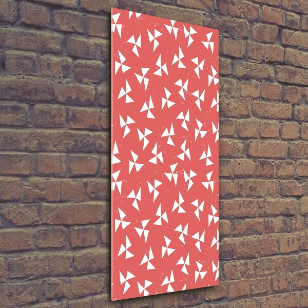 Quadro in vetro verticale Sfondo geometrico