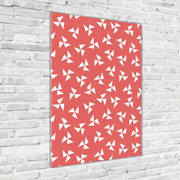 Quadro in vetro verticale Sfondo geometrico