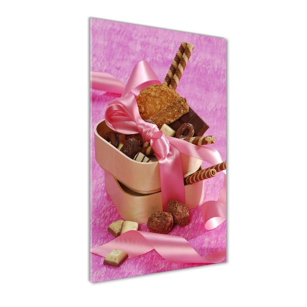 Quadro di vetro verticale Dolci