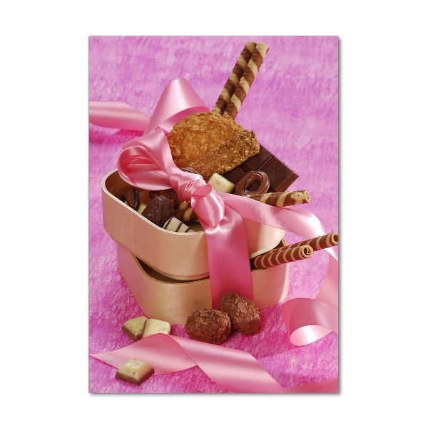 Quadro di vetro verticale Dolci