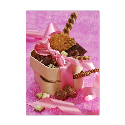 Quadro di vetro verticale Dolci