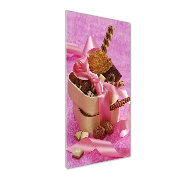 Quadro di vetro verticale Dolci