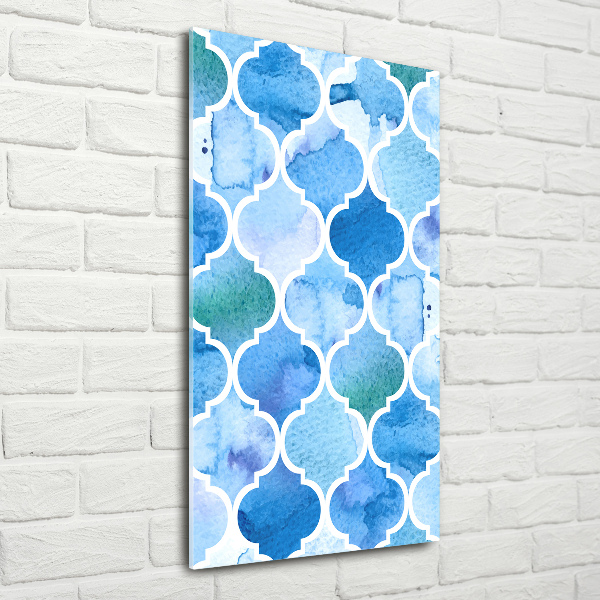 Quadro di vetro verticale Contesto marocchino