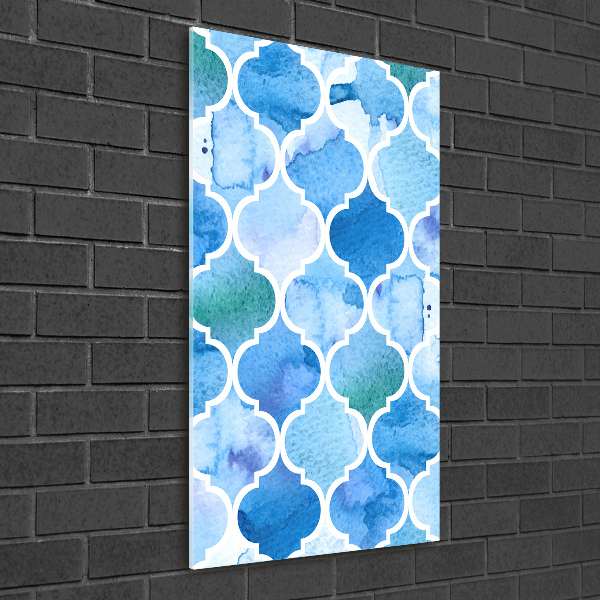 Quadro di vetro verticale Contesto marocchino