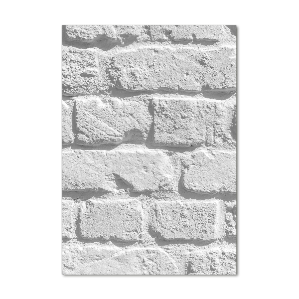 Quadro vetro verticale Muro di mattoni