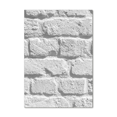 Quadro vetro verticale Muro di mattoni