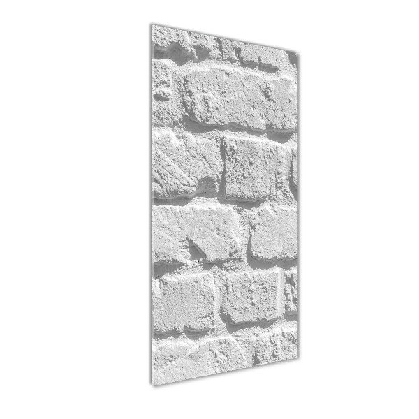 Quadro vetro verticale Muro di mattoni