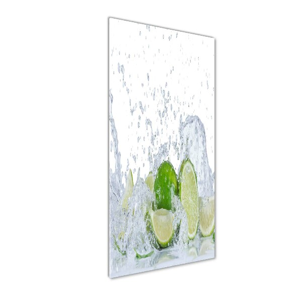 Quadro vetro verticale Lime