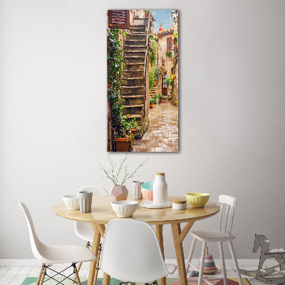 Quadro vetro verticale Strade italiane