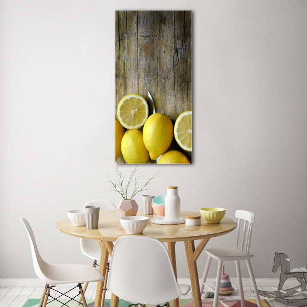 Quadro di vetro verticale Limoni