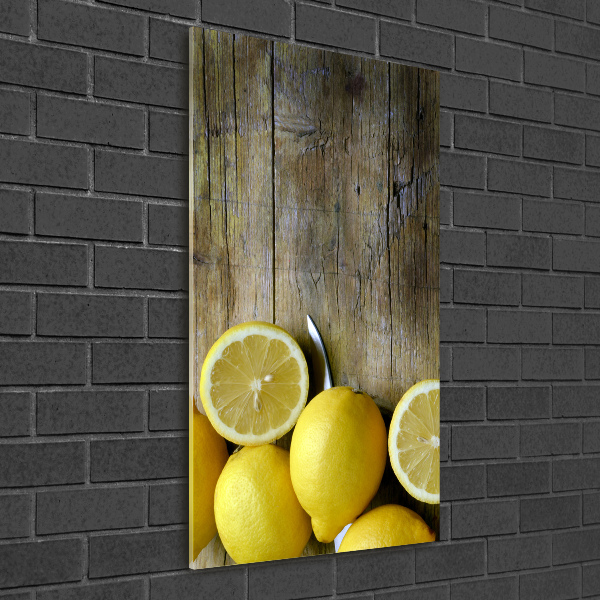 Quadro di vetro verticale Limoni