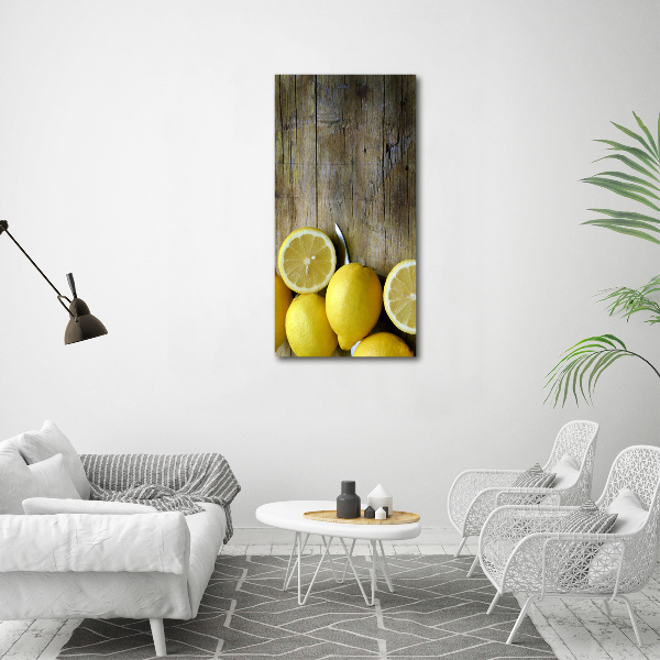 Quadro di vetro verticale Limoni