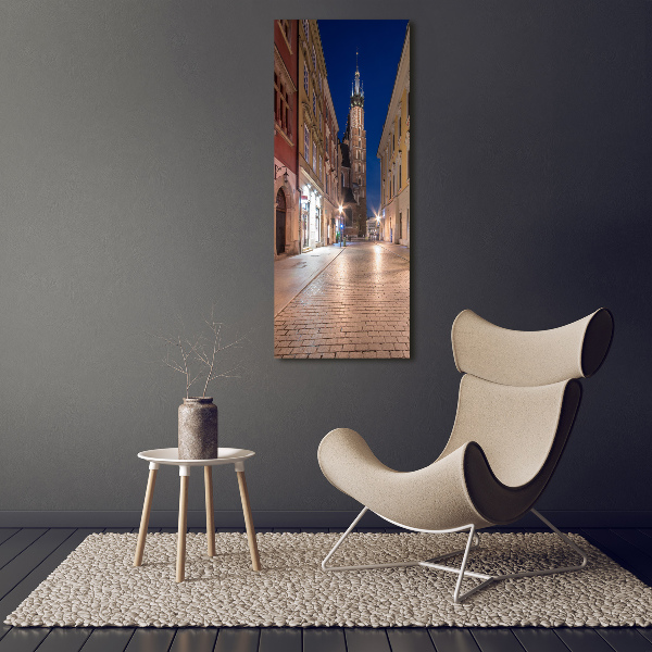 Quadro in vetro verticale Cracovia, Polonia