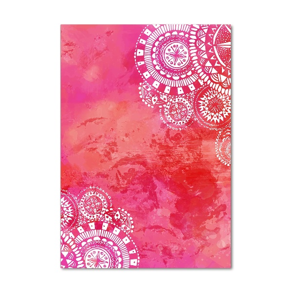 Quadro di vetro verticale Ornamenti