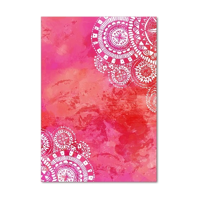 Quadro di vetro verticale Ornamenti