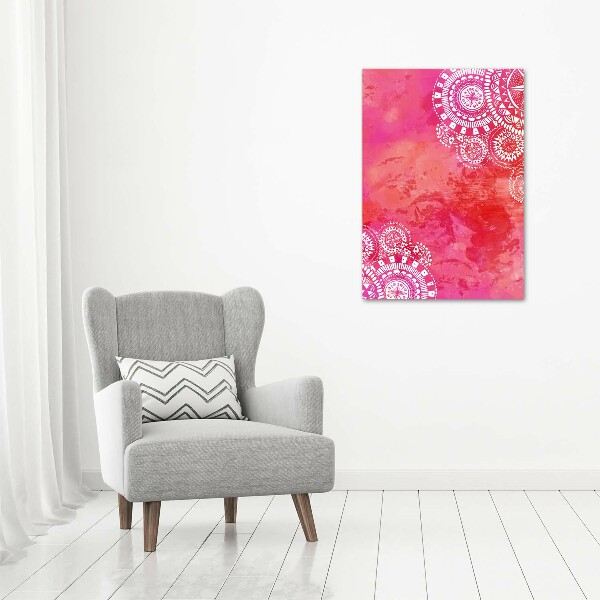 Quadro di vetro verticale Ornamenti