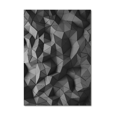 Quadro stampa su vetro verticale Sfondo astratto 3D